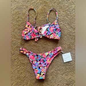 Kulani Kinis Sweet and Salty Multi Floral Bikini
